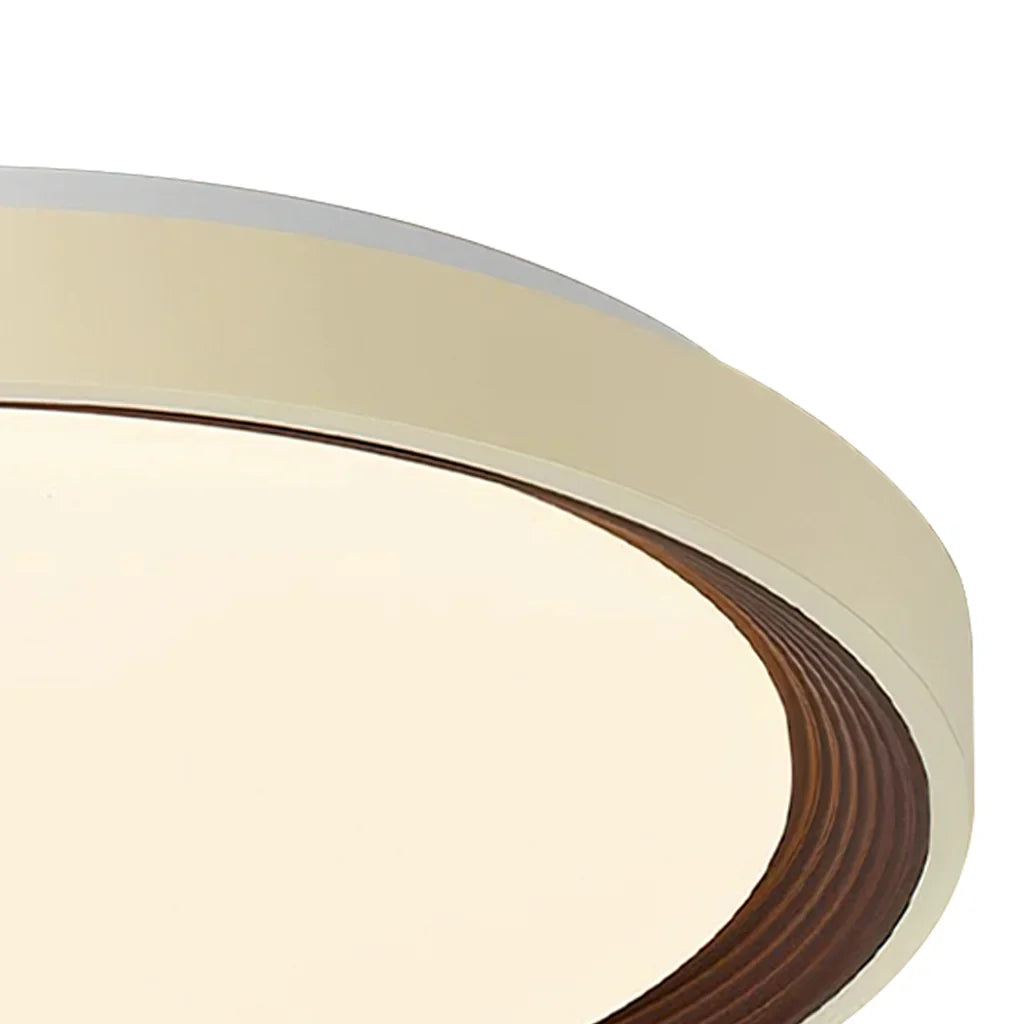 Amara Nordic Round Cream White Ceiling Light