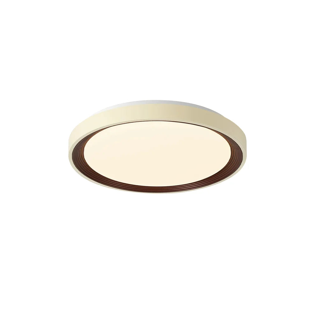 Amara Nordic Round Cream White Ceiling Light