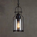 Azura Industrial Glass Jar Pendant Light