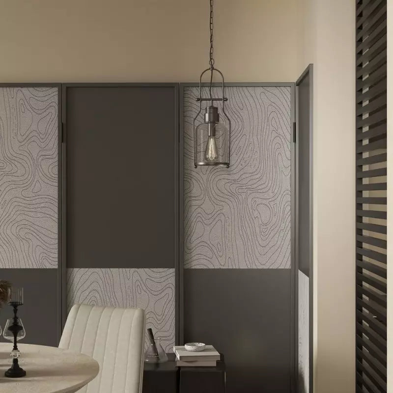 Azura Industrial Glass Jar Pendant Light