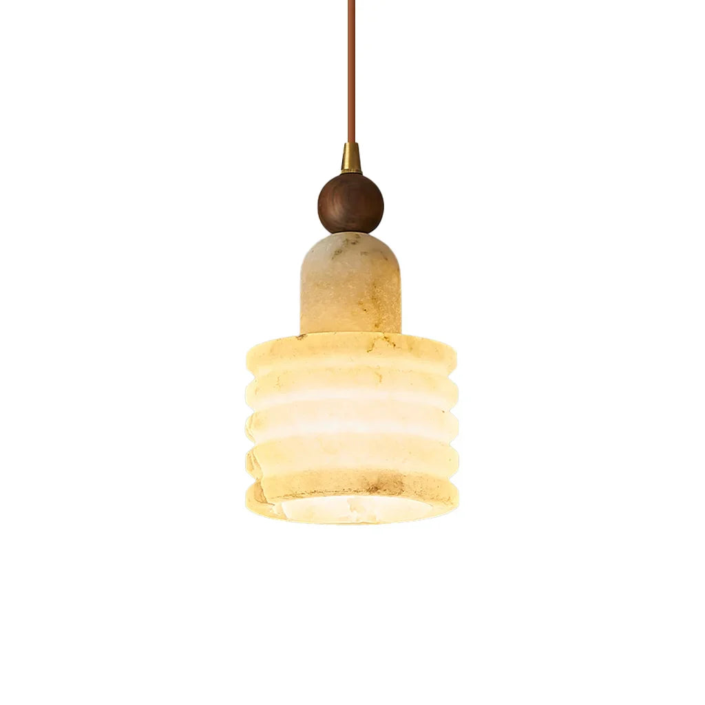 Calix Minimalist Marble LED Pendant Light