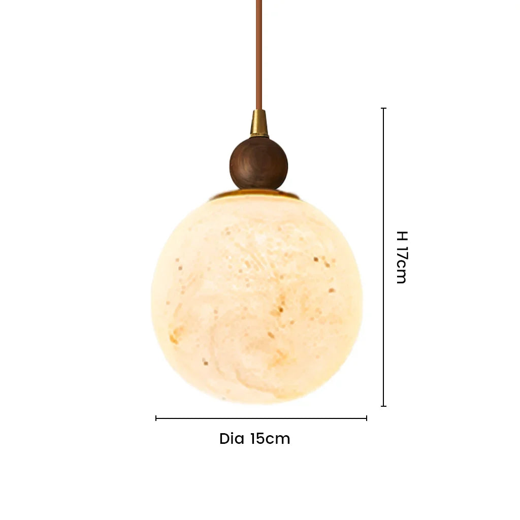 Calix Minimalist Marble LED Pendant Light