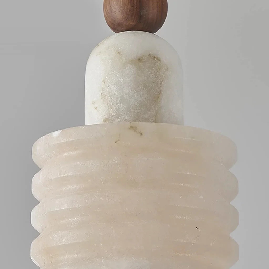 Calix Minimalist Marble LED Pendant Light
