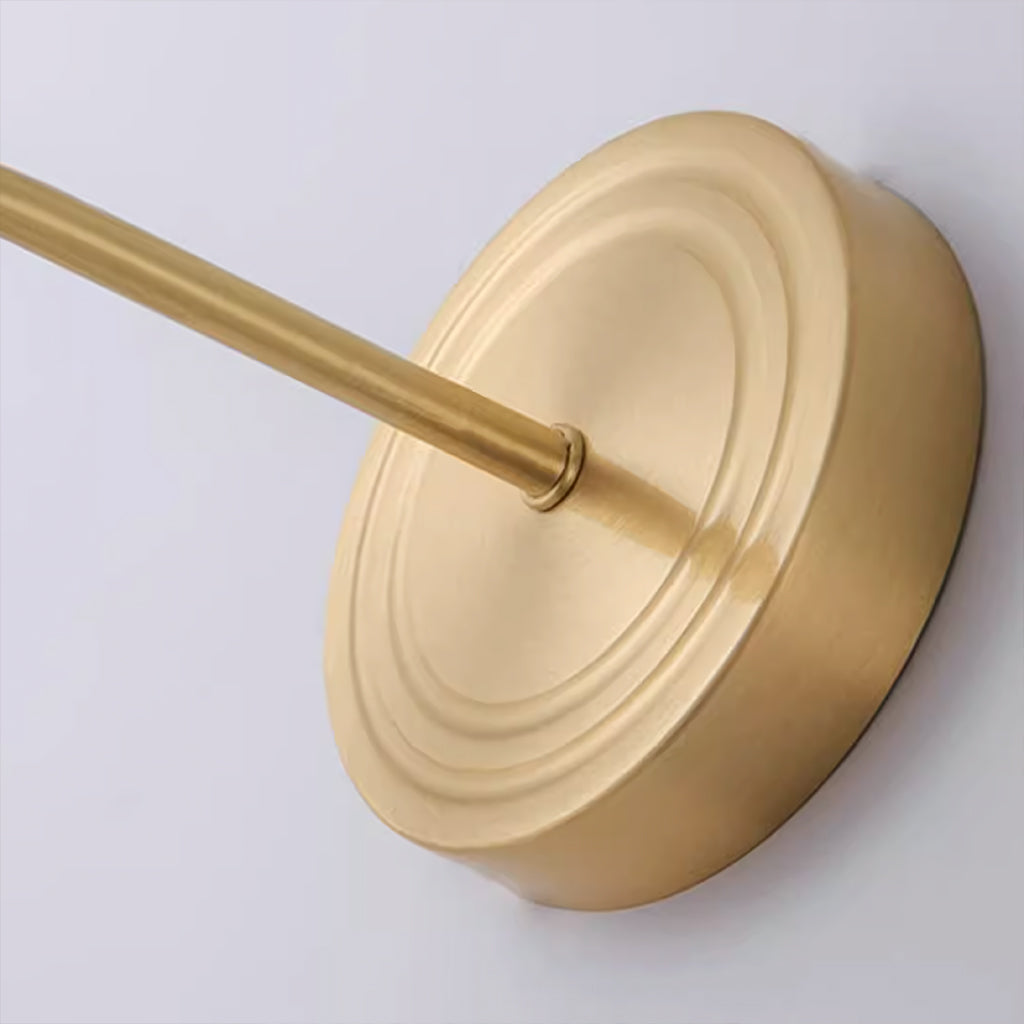 Nancy Modern Brass Flower Glass Wall Sconce