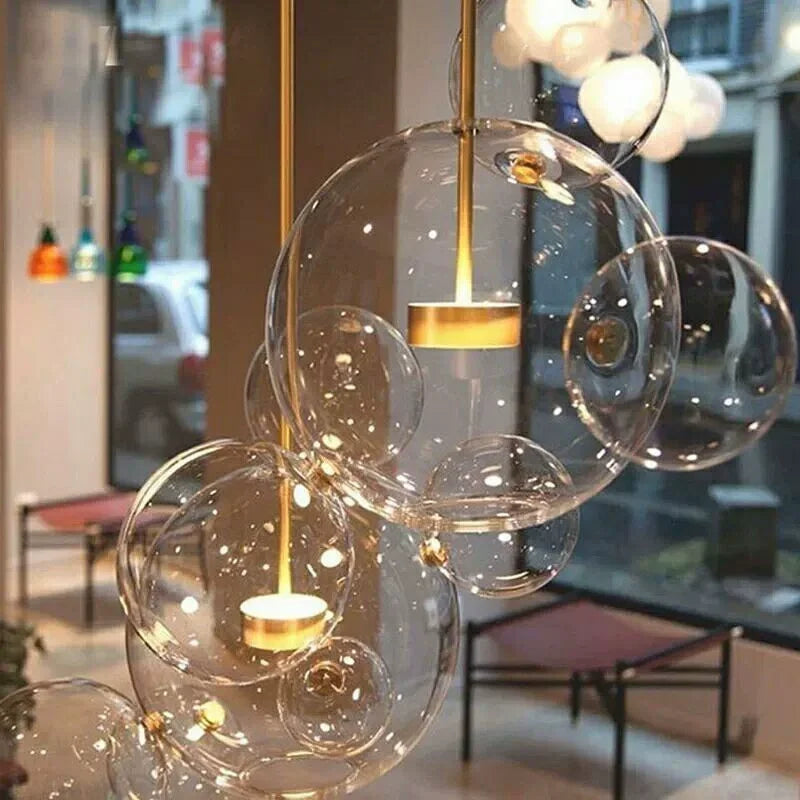 Laura Modern Bubble Glass Pendant Light