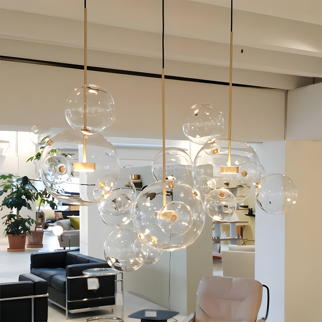 Laura Modern Bubble Glass Pendant Light