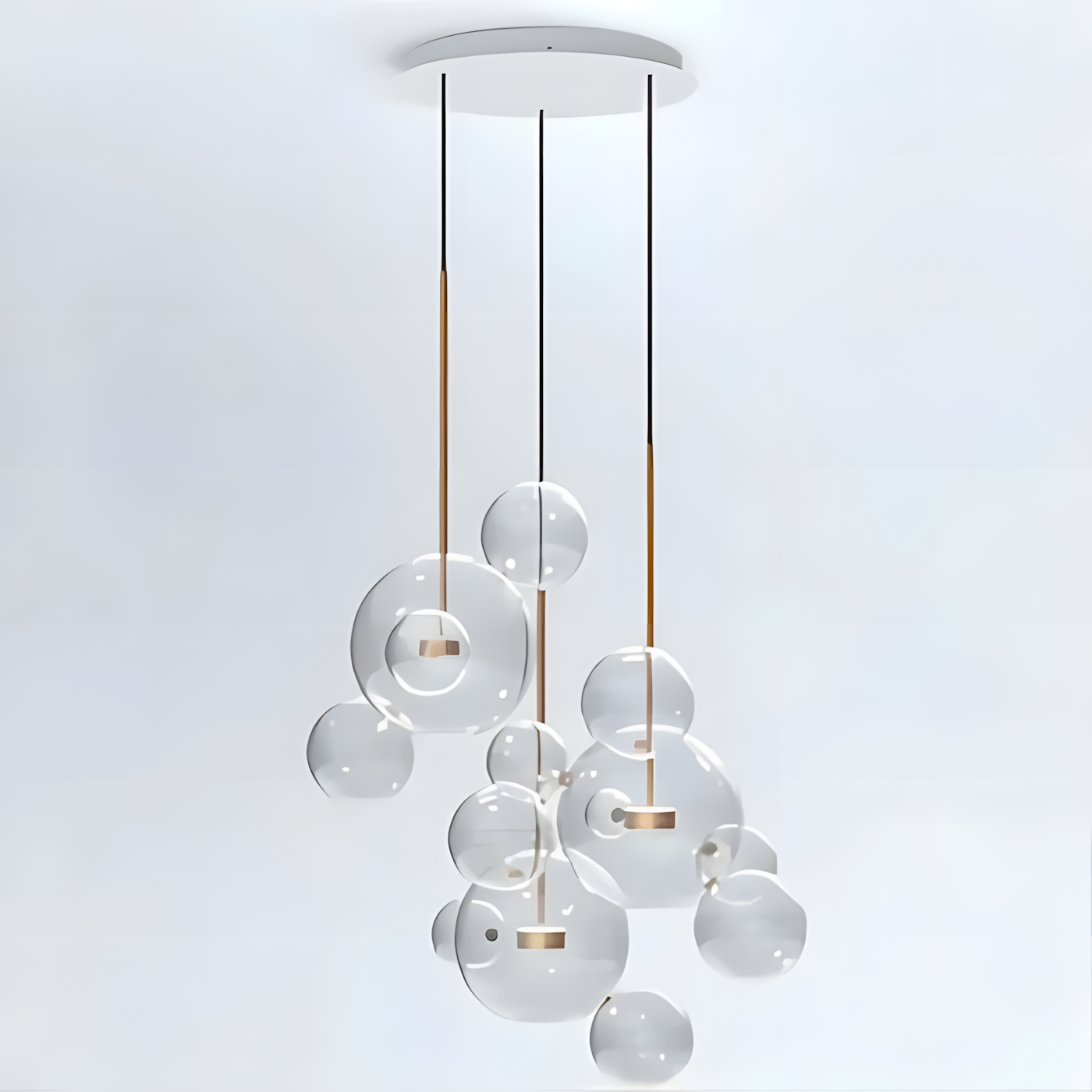 Laura Modern Bubble Glass Pendant Light