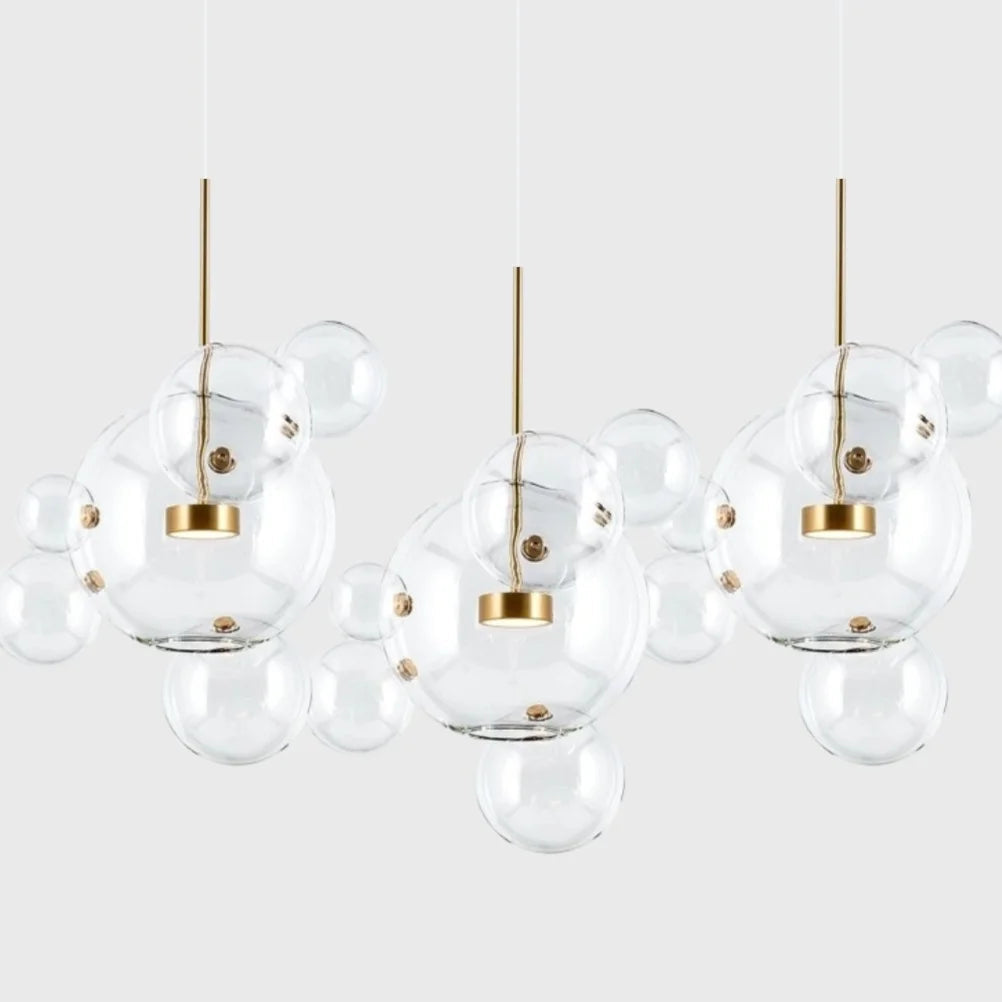 Laura Modern Bubble Glass Pendant Light