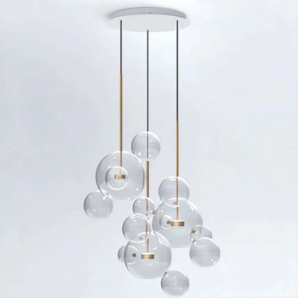 Laura Modern Bubble Glass Pendant Light