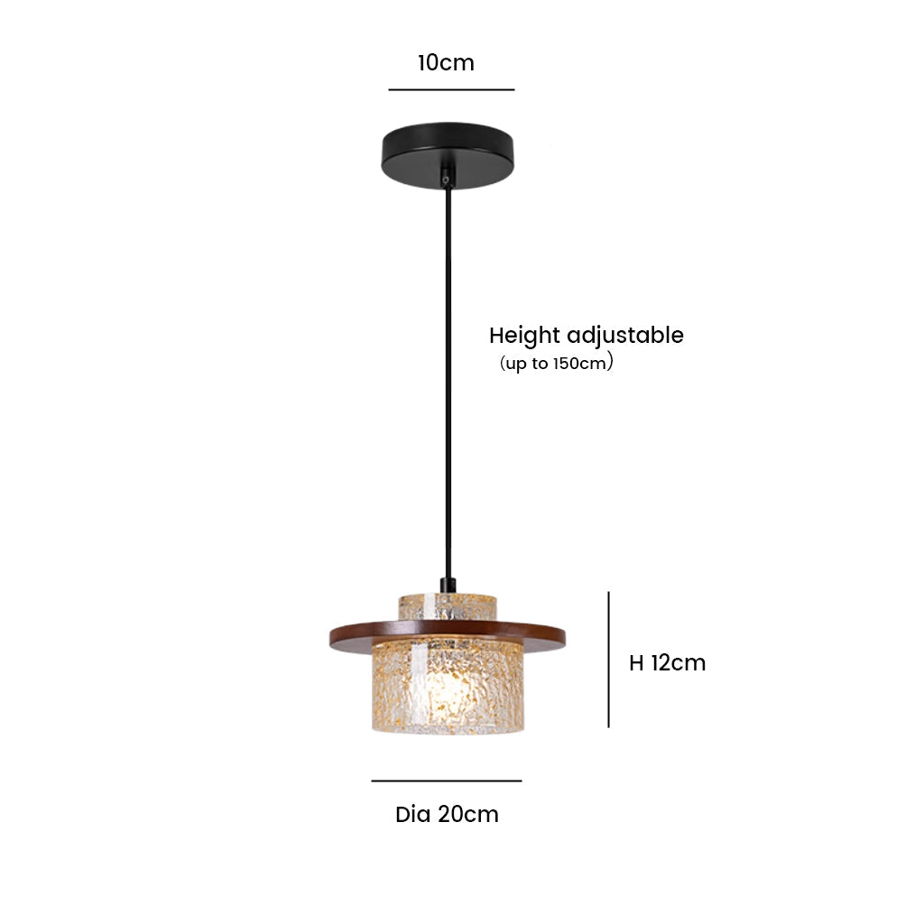 Ursula Retro Cylinder Resin Pendant Light