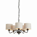 Thera Fabric 5-Light Height Adjustable Ceiling Light