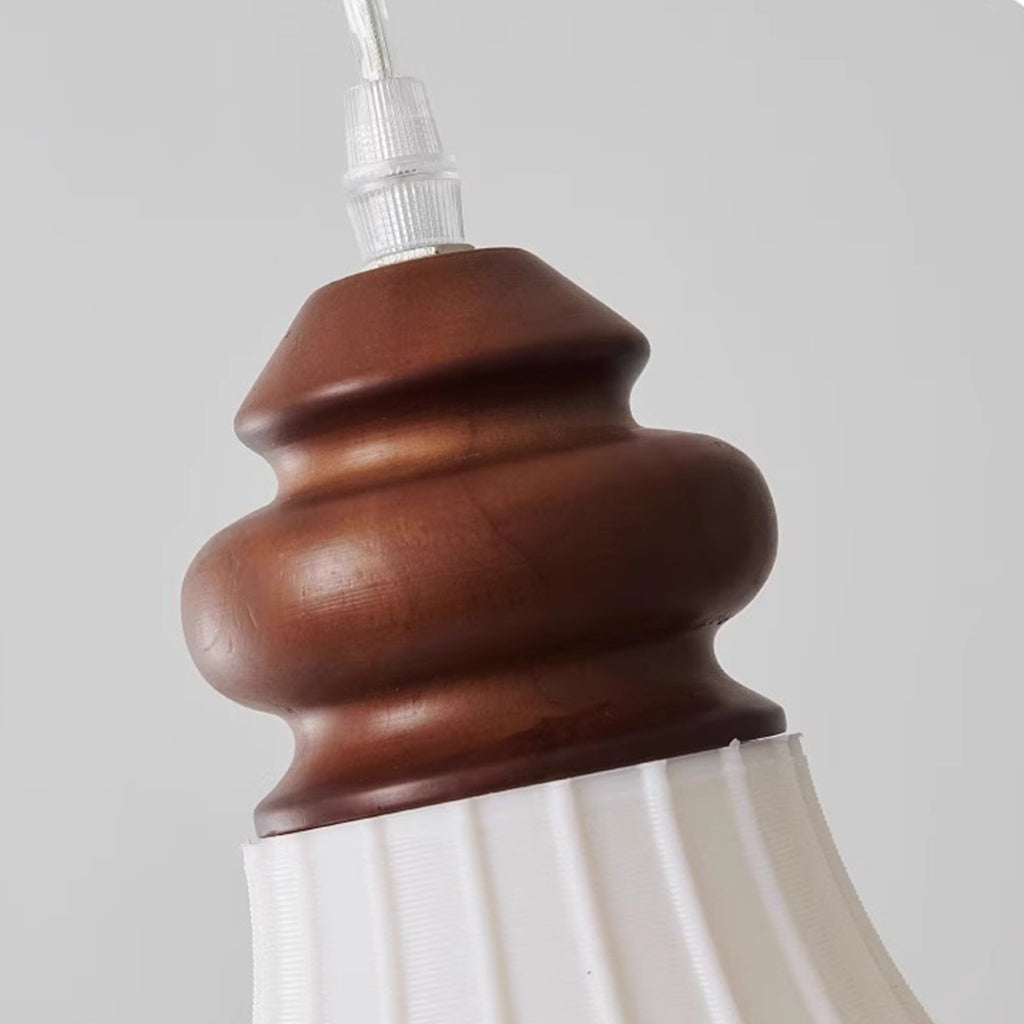 Patricia Vintage White Textured PE Pendant Light