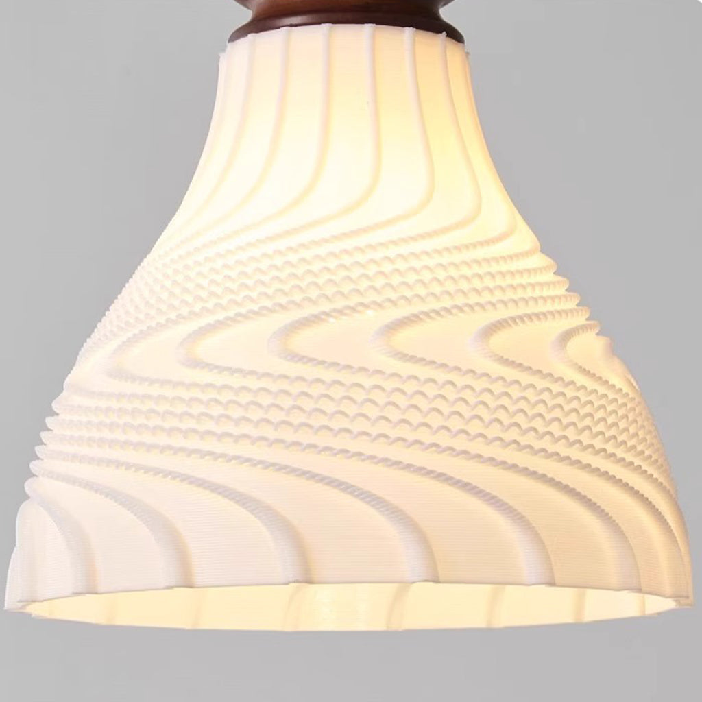 Patricia Vintage White Textured PE Pendant Light