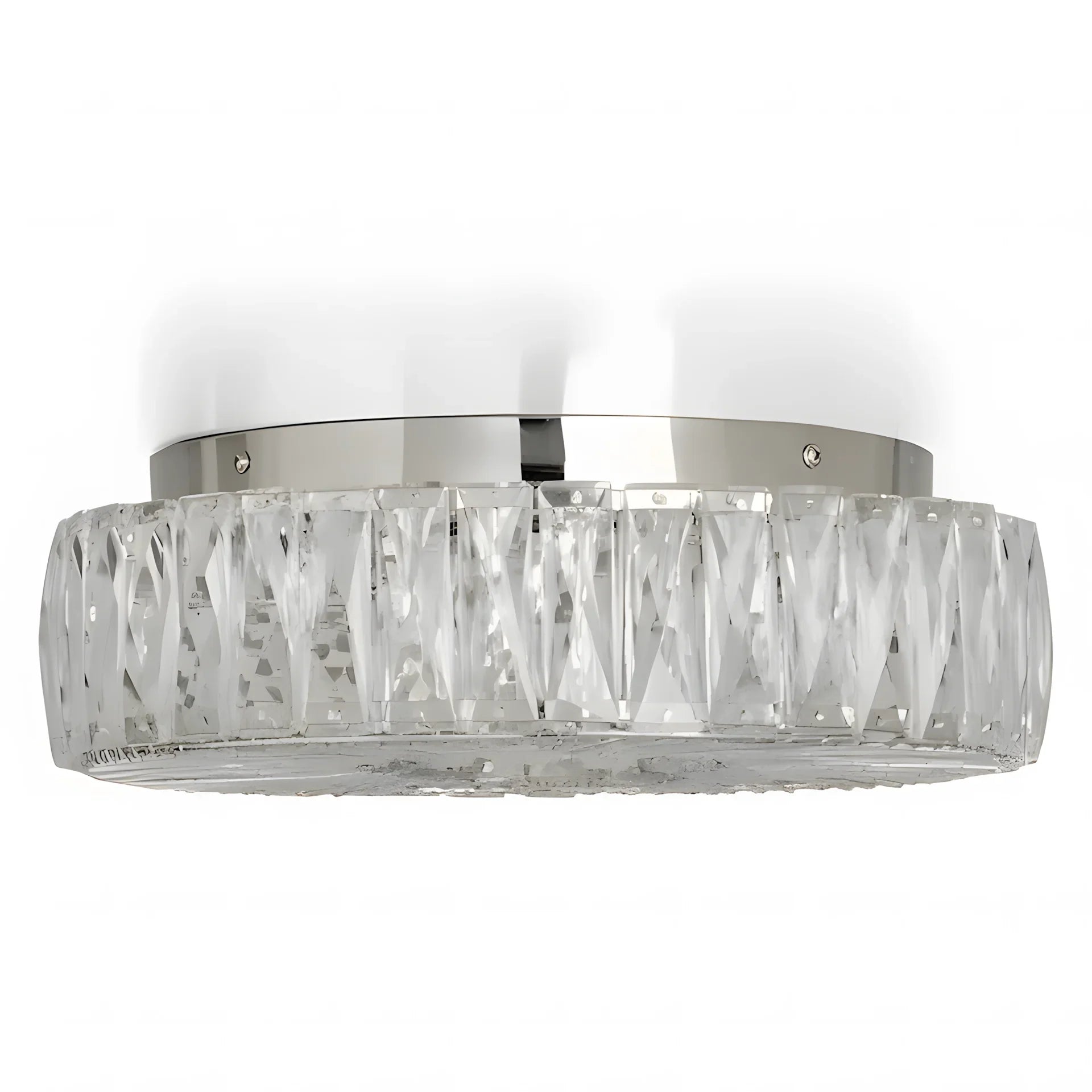 Zephyra Round Clear Glass Ceiling Light