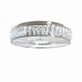 Zephyra Round Clear Glass Ceiling Light