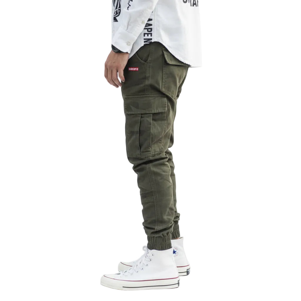 Men's stretch fit harem trousers for comfort